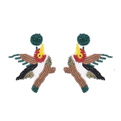 Boucles d'oreilles hirondelle licorne pendantes légères et confortables
