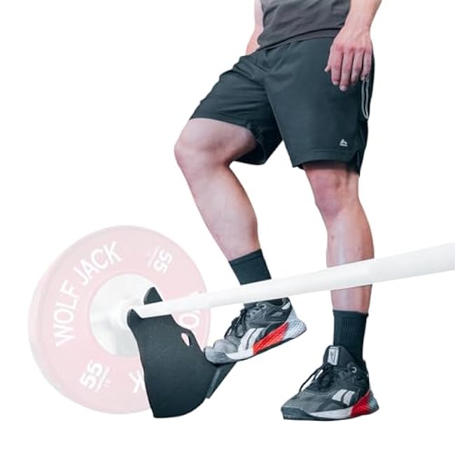 World's Smallest Deadlift Jack - Ultra-Strong 1100 lb Capacity - Lightweight & Portable - No Hands Needed! - Perfect for Deadlifts, Powerlifting, Hip Thrusts - USA Made - Patented Hands-free Design