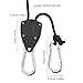 Jynqra Tent Rope Pulleys Adjuster Fixed Buckle Rope Adjusted Ratchet Pulleys Rope Tie Downs Rope Hanger Camping