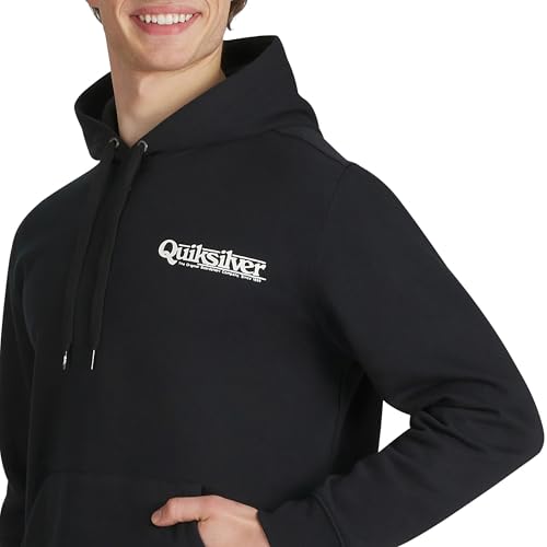 Image of Quiksilver Men's Regular Fit Super Soft Fleece Midweight Pullover Hooded Sweatshirt