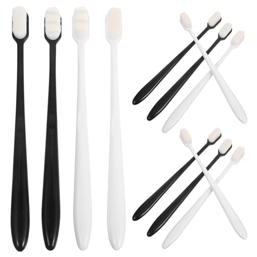 Brosses à dents en plastique souples Abaodam, lot de 20 pièces pour adultes à la maison
