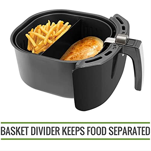Plateau De Séparation Pour Friteuse à Air - 17,5x17,5cm Ou 21x21cm - Anti-Adhésif, Grillage & Cuisson Vapeur - 10
