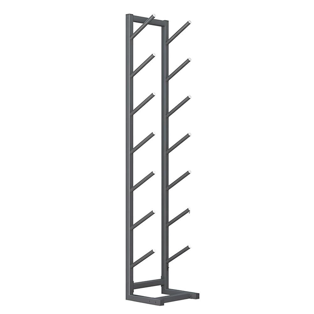 sdneNest Estante de almacenamiento para snowboard, soporte de piso organizador de esquí, estante de almacenamiento de snowboard de metal de 5/7 niveles, organizador de gimnasio en casa, organizador de