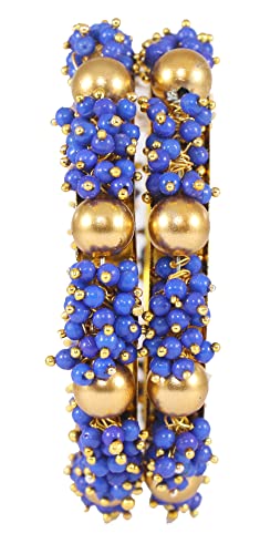 Image of NMII Metal and Zircon Studded Kadaa set for Women /Girls