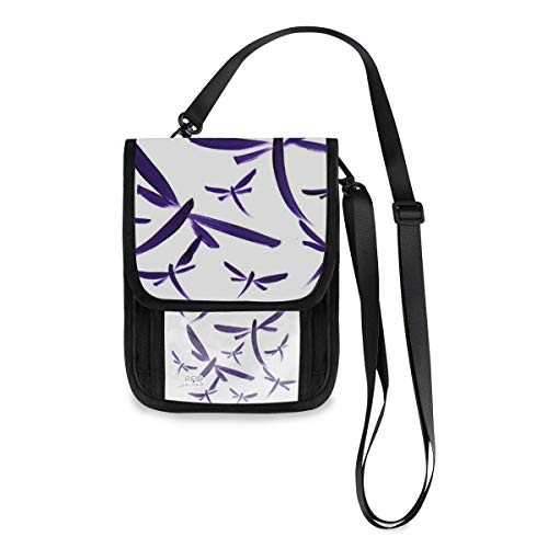 Preisvergleich Produktbild XiangHeFu Handytasche Große Kapazität Geldbörse Libelle Kartenhalter Münzetui Brieftasche Organizer