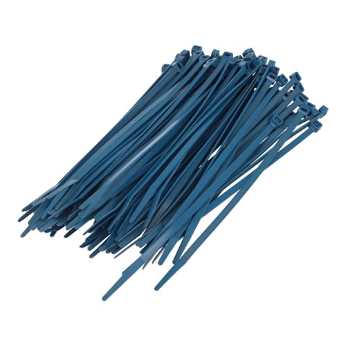 KTEC200X4.5MDBL | KTEC BLUE METAL DETECTABLE CABLE TIES, 200MM X 4.5MM NYLON 66 UL94HB FLAMMABILITY (PACK OF 100)