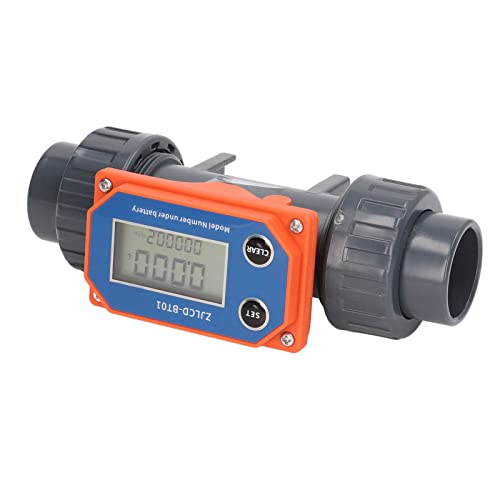 Medidor de Flujo Turbina Digital Sensor Agua para Riego Agrícola Tierras Cultivo