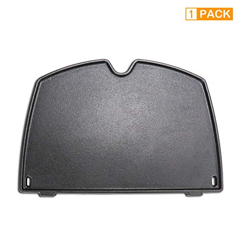 Grisun 6559 Cast Iron Griddle for Weber Q 200 and Q 2000 Grill