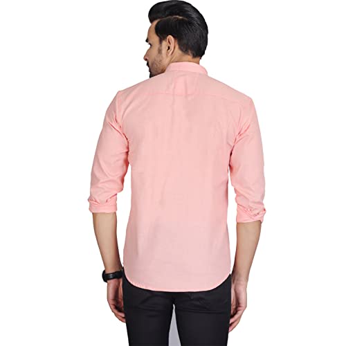 Image of Man Slim Fit Cotton Casual Shirt