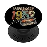 vintage 1952 73 ° compleanno regali per uomini donne 73 anni popsockets popgrip adesivo