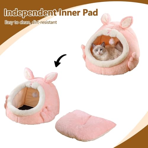 Niche pour chat haut de gamme lit confortable d'intérieur