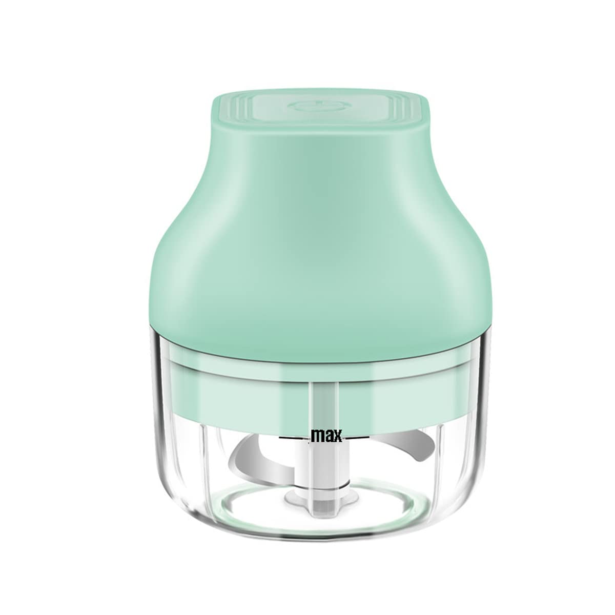shisipq 100ml USB Garlic Stirr丨Mini Electric Meat Grinder丨Stainless Steel Food Grade Kitchen Gadget丨Electric Switch Crusher Blender丨Onion Chopper Food Supplementary Machine