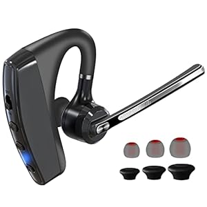 DUTISON Bluetooth-hoofdtelefoon, draadloos, 5.0, bluetooth-hoofdtelefoon, 2-microfoon, CVC8.0, ruisonderdrukking, mono…