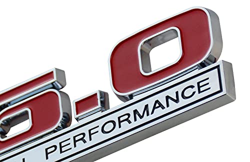 Image of 2Pc 5.0 Liter High Performance Logo Emblem Badge 3D Decals Stickers Cars Trucks