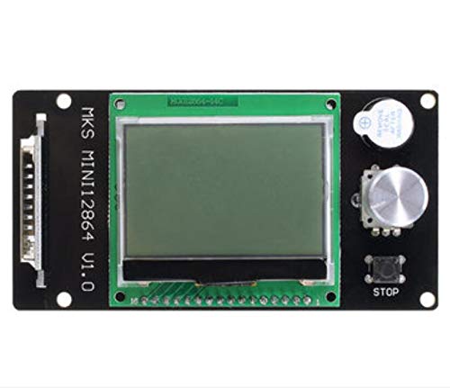 Lysee 3D Printer Parts & Accessories - KuaiJieWei 3D Printer Store MKS Mini 12864LCD Controller Stand Inserted SD Card for 3D Printer Marlin SD Card Front/Side inser - (Size: Black Frame)