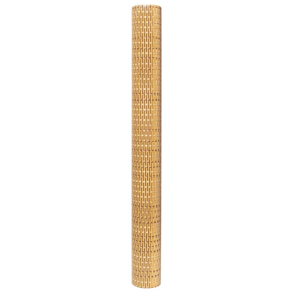 Générique Paravent de Balcon Marron Clair 400x90 cm résine tressée,Quincaillerie,Clôtures & barrières,Panneaux de clôture,Brun,3.05 KG,156269
