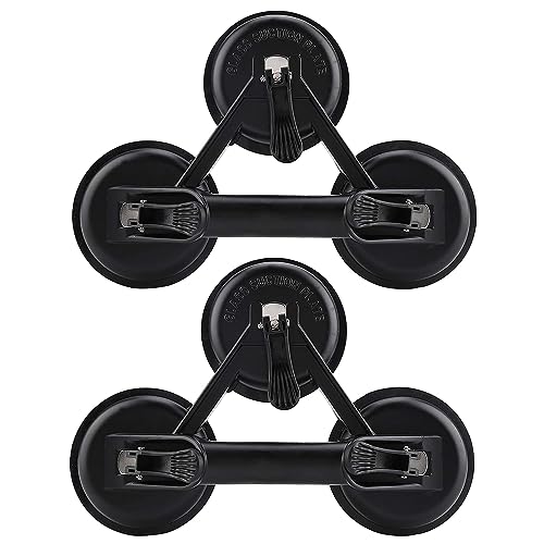 Consejos para Comprar Venta de Aspiradoras , listamos los 10 mejores. 45 TUMYES 2 Ventosas para Vidrio,Placa de Aspiradora de Aluminio Resistente,Asa de Aluminio para Levantar Vidrio/Soporte de Junta de Piso/Elevador de...