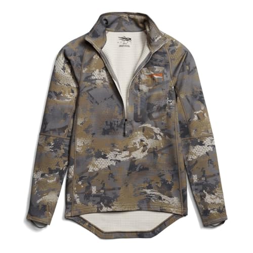 SITKA Gear Mens Grinder Hunting Layering Zip-T3