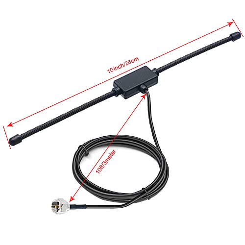 Jszaahz Fm Antenna For Stereo Receiver Indoor, Jszaahz Upgrade Fm Radio Antenna With 4 Type Adapters For Home Stereo Receiver Bose Wave Radio Sony Yamaha thumb #1