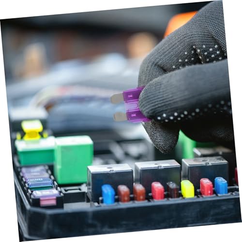 Kit de fusibles automotrices Zerodeko, 100 piezas, con probador de voltaje, para autos, camiones y embarcaciones miniatura 4