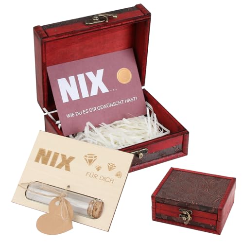 Wriligel Rien de Cadeau Coffre au Trésor en Bois avec...