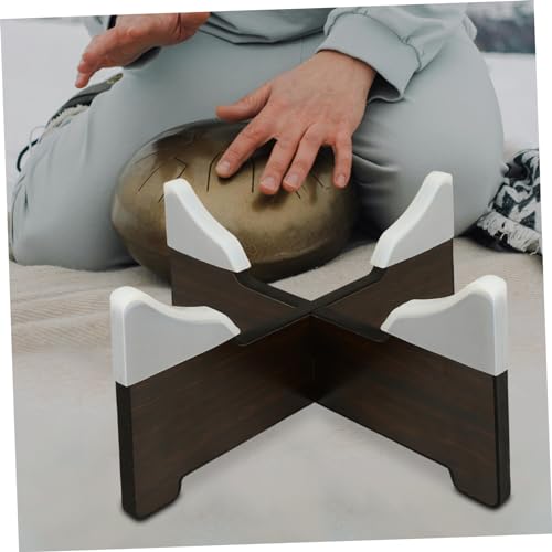 Support de tambour handpan en bois pliable et stable pour rangement - 4