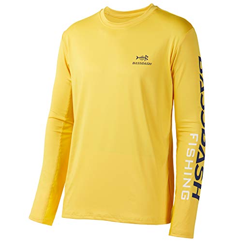 Image of BASSDASH Fishing T Shirts for Men UV Sun Protection UPF 50+ Long Sleeve Tee T-Shirt