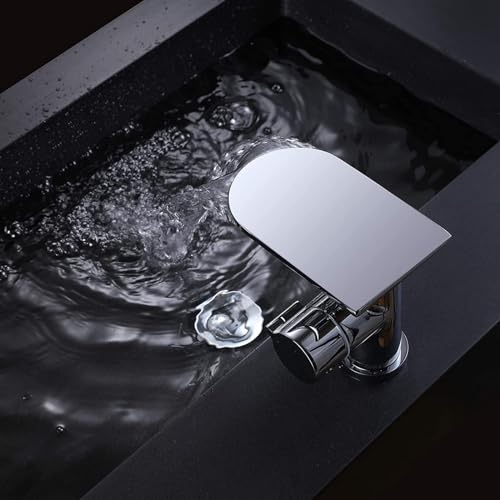 Grifo de lavabo de un solo mango para evitar salpicaduras 6