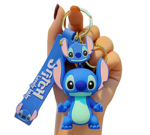 UIHJASO Cartoon Keychains for Boys and Girls Anime Kawaii Keychain Cute Backpack Key Key Chain Accessories Wristlet chain Car Charms