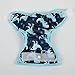 Newborn Baby Cloth Diaper Cover Nappy Hook and Loop (Blue Dinosaurs)