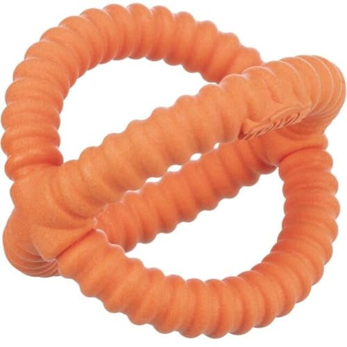 Trixie Aqua Toy Greifer - schwimmendes Hundespielzeug aus TPR zum Apportieren - ø 17 cm Lime, Motivationsspielzeug für Hunde zum Werfen & Ziehen - 33448
