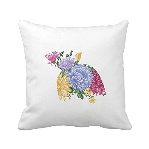 Coussin fleur ananas pour rénover et relooker vos vieux canapés