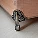 12 Pcs Vintage Bronze Wood Case Metal Legs Decorative Jewelry Box Feet Copper Toolbox Support Foot Antique Retro Gift Chest Corner Protector Small Size (Length:1-1/4