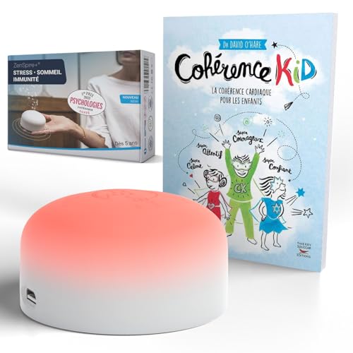 ZENSPIRE - Coach Nomade De Sommeil, Gestion Du Stress & Relaxation - Apprendre Aux Enfants La Cohérence Cardiaque, Guide De Respiration & Vidéos D'Apprentissage - Produit De L'Année 2020