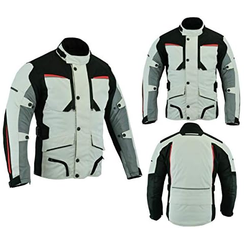 Chaqueta SixSigma Sports Codura CE blindada impermeable para moto Cover
