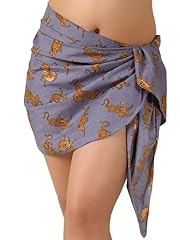 Greyish Blue Tiger Print