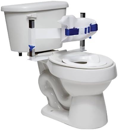 Columbia 45-2221 Toilet Support, Low Back, Safety Belt and Reducer Ring, Regular, Medium