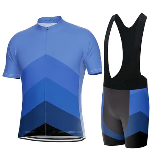 KINTPP Ropa Ciclismo Verano Equipaciones Ciclismo Hombre Respirable Traje Ciclismo Hombre Culote y Maillot Bicicleta para Ropa Ciclista MTB
