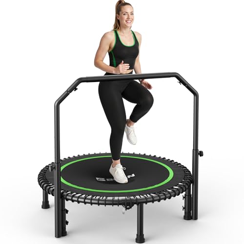 BCAN Rebounder Trampoline for Adult, 40" Fitness Trampoline with Bungees,