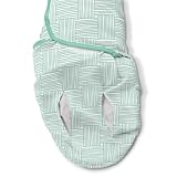 SwaddleMe Luxe Perfect Temp Swaddle with 100% Organic Cotton - Small/Medium, 1 Pack, Basket Weave, 0-3 Months