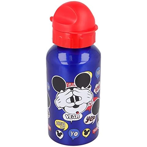 Botella de Aluminio Mickey Mouse Premium de 500 ml de Stor Cover