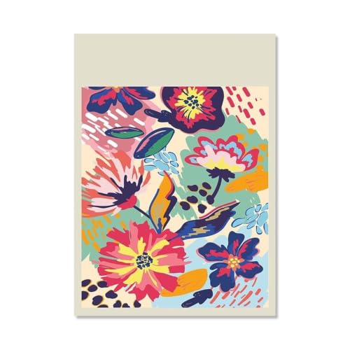 Pintura en lienzo botánica con diseño abstracto decorativo para interiores 2