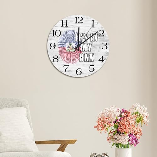 Horloge murale drapeau Haïti, le cadeau idéal pour vos proches - 6