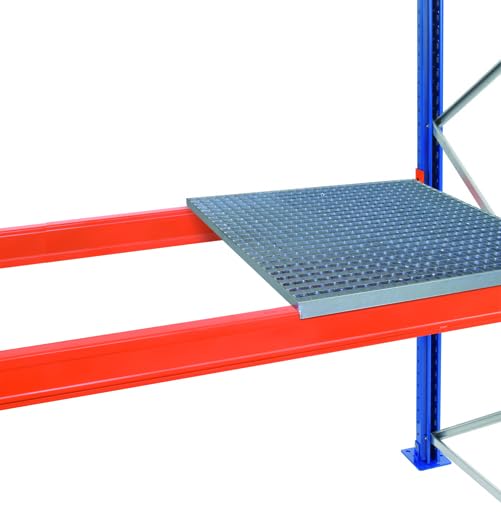 qpool24 Rejilla para estante de palés, 1100 x 1825 mm, galvanizado, 60 x 40 mm