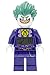 Produktbild LEGO Batman 9009341 Joker Kinder-Wecker mit Minifigur , violett/grün , Kunststoff , 24 cm hoch , LCD-Display , Junge/ Mädchen , offiziell