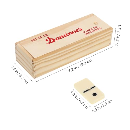 Juego de Domino Compacto con Estuche Vintage miniatura 2