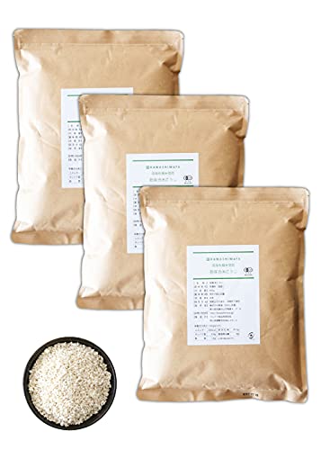 Dried Koji, Malted Rice from Organic White Rice, Meat Tenderizer Umami Seasoning 860g (30.3oz) - Made in Japan, for Miso, Amazake Sweet Sake, Pickles, by Kawashimaya (Pack of 3) Dried Koji, Malted Rice from Organic White Rice, Meat Tenderizer Umami Seasoning 860g (30.3oz) - Made in Japan, for Miso, Amazake Sweet Sake, Pickles, by Kawashimaya (Pack of 3)