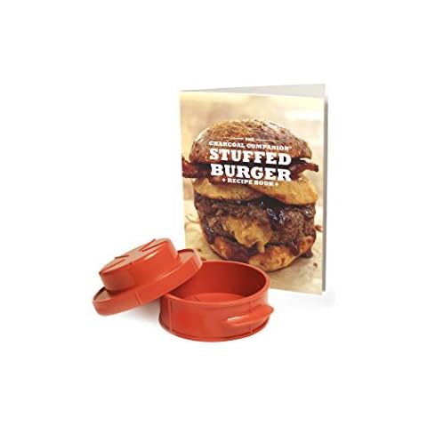 Charcoal Companion Stuffed Burger Recipe Book and Press Cover