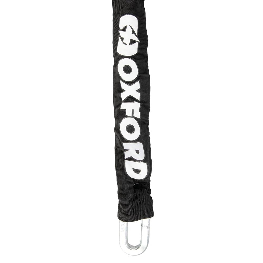 Oxford Hardcore XC13 - Lucchetto a catena da 13 mm con maglie quadrate per moto, moto, scooter, sicurezza venduta sicura e resistente