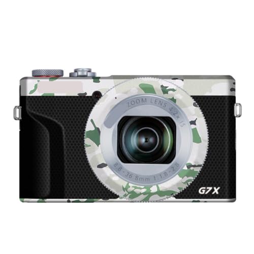 Film protection vinyle anti-rayures Canon G7X Mark III camouflage